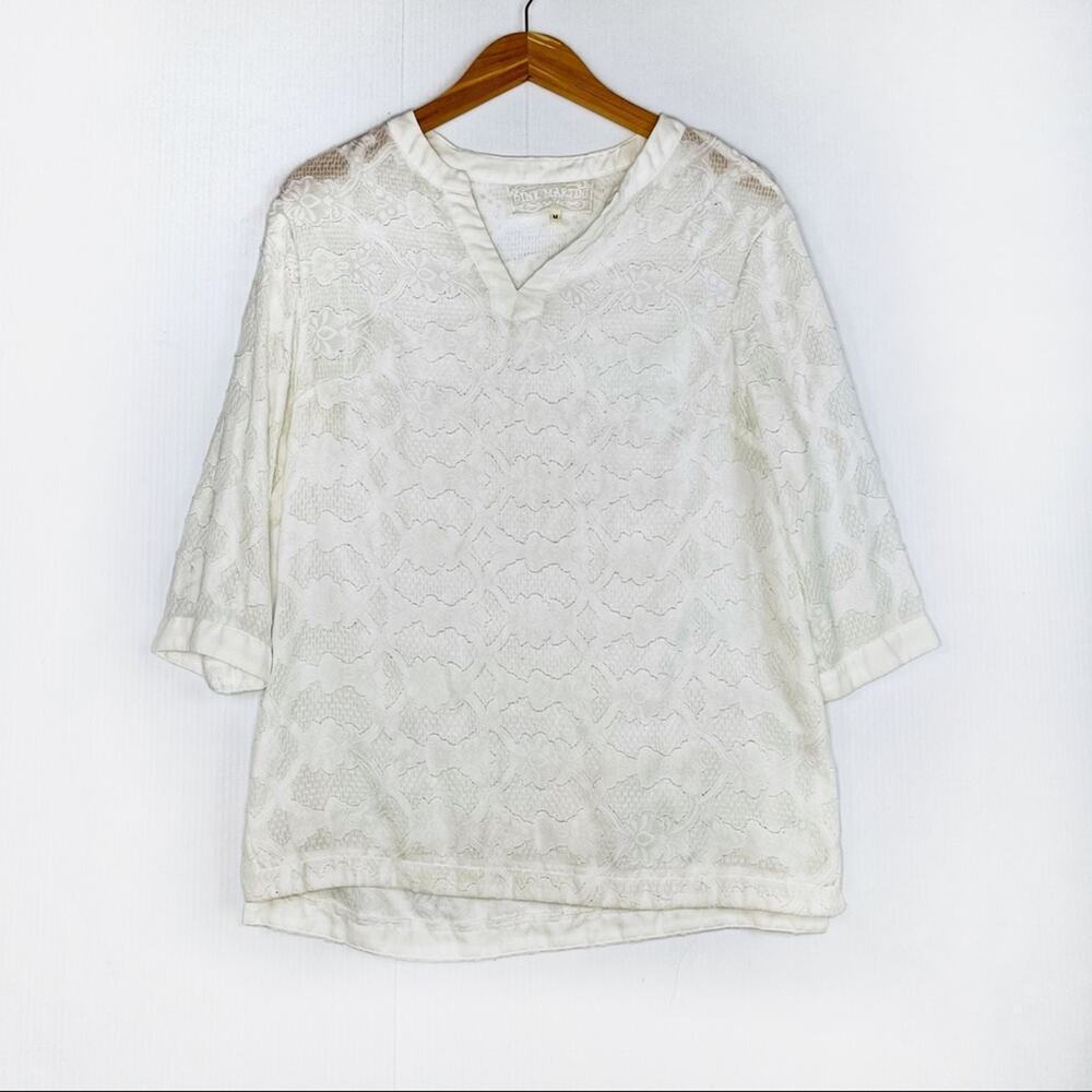 Pink Martini sheer lightweight top